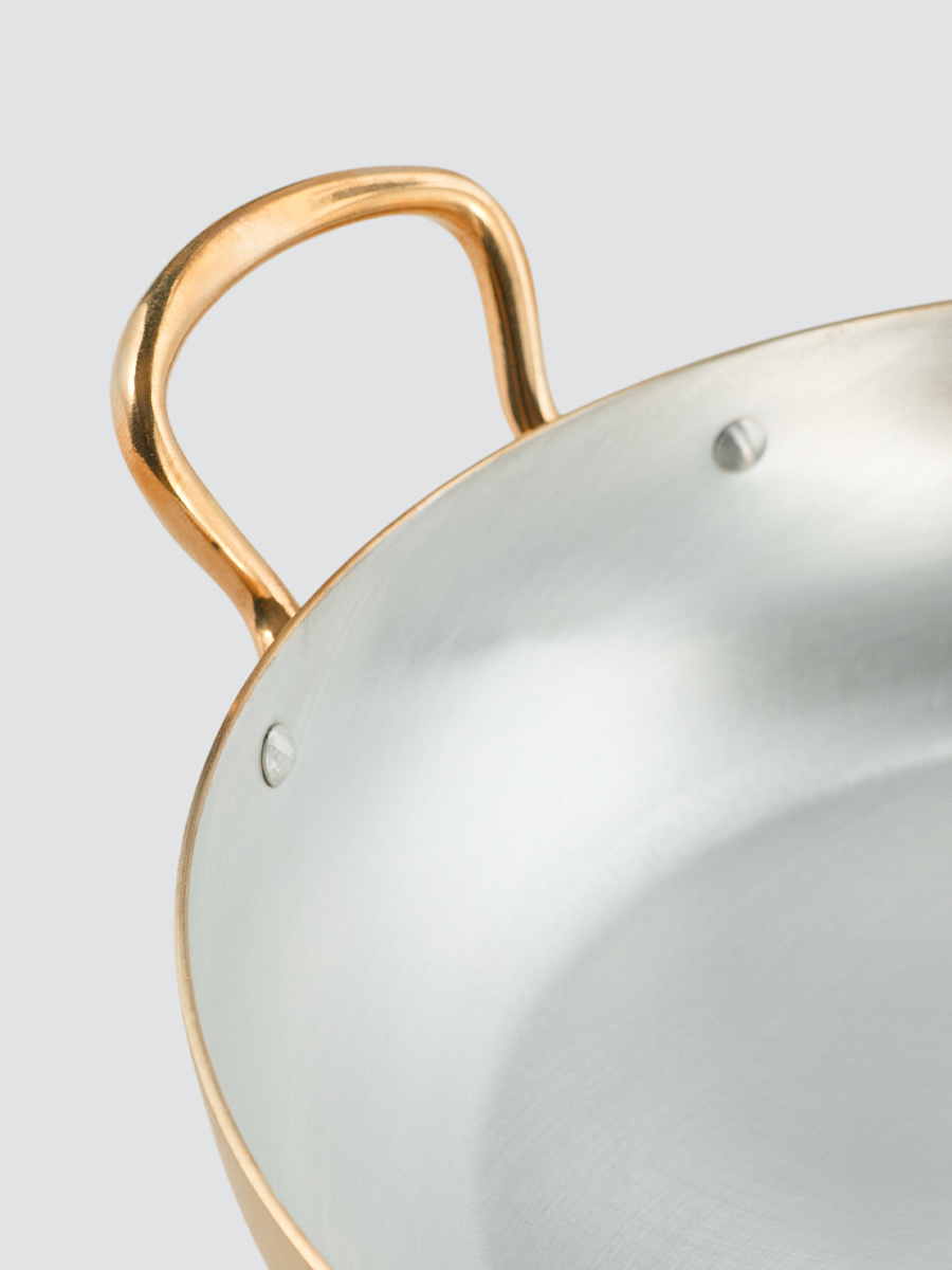 Gibco Сковорода с двумя ручками 23х4,5 см "Купер плюс", медная, полированная с лужением внутри — изображение 3