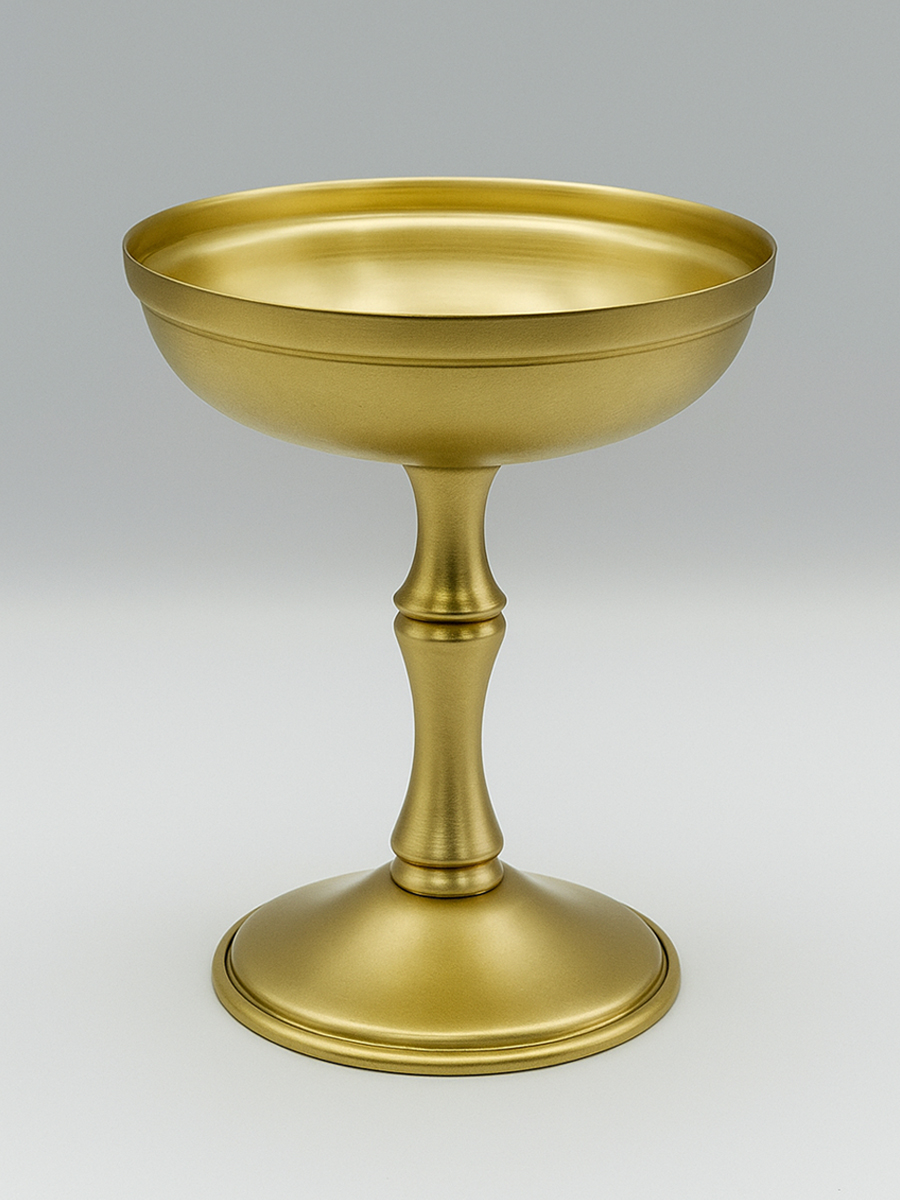 Gibco Кубок для подачи "Брасс" латунный, матовый, 11х13см — изображение 2