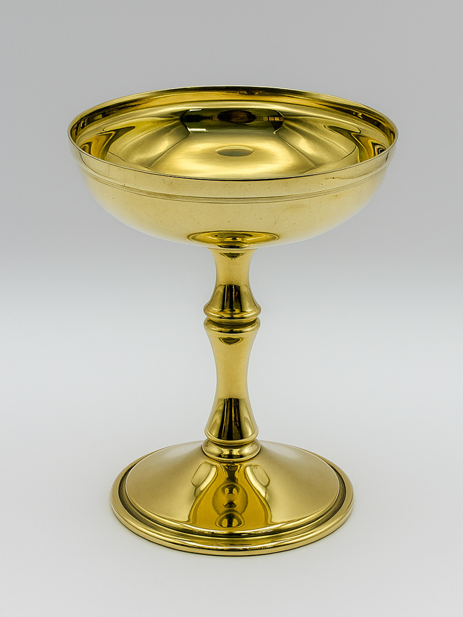 Gibco Кубок для подачи "Брасс Плюс" латунный, полированный, 11х13см — изображение 2